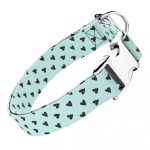 Szivecskés, kék - Kutya Nyakörv - april & june