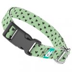 Szivecskés, zöld - Kutya Nyakörv - april & june