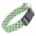 Szivecskés, zöld - Kutya Nyakörv - april & june