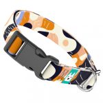 Bézs és Kék Kamuflázs - Kutya Nyakörv - april & june