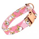 Pembroke Welsh Corgi, rózsaszín - Kutya Nyakörv - april & june