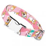 Pembroke Welsh Corgi, rózsaszín - Kutya Nyakörv - april & june