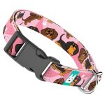 Tacskó, rózsaszín - Kutya Nyakörv - april & june