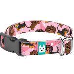 Tacskó, rózsaszín - Kutya Nyakörv - april & june