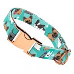 Francia Bulldog, kék - Kutya Nyakörv - april & june