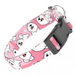 Szamojéd, rózsaszín - Kutya Nyakörv - april & june