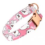 Szamojéd, rózsaszín - Kutya Nyakörv - april & june