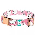 Szamojéd, rózsaszín - Kutya Nyakörv - april & june