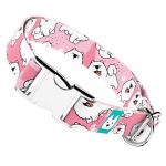 Szamojéd, rózsaszín - Kutya Nyakörv - april & june