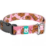 Vizsla, rózsaszín - Kutya Nyakörv - april & june