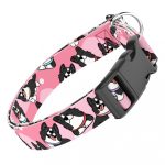 Border Collie, rózsaszín - Kutya Nyakörv - april & june