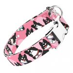 Border Collie, rózsaszín - Kutya Nyakörv - april & june