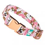 Angol bulldog, rózsaszín - Kutya Nyakörv - april & june