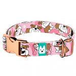 Angol bulldog, rózsaszín - Kutya Nyakörv - april & june