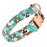 Angol bulldog, kék - Kutya Nyakörv - april & june