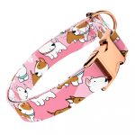 Bullterrier, rózsaszín - Kutya Nyakörv - april & june