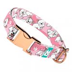 Westie, rózsaszín - Kutya Nyakörv - april & june