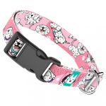 Dalmata, rózsaszín - Kutya Nyakörv - april & june