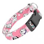 Dalmata, rózsaszín - Kutya Nyakörv - april & june