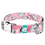 Dalmata, rózsaszín - Kutya Nyakörv - april & june