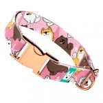 Spitz, rózsaszín - Kutya Nyakörv - april & june