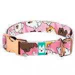 Spitz, rózsaszín - Kutya Nyakörv - april & june