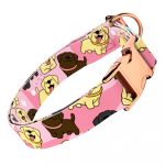 Labrador retriever, rózsaszín - Kutya Nyakörv - april & june