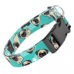 Mopsz, kék - Kutya Nyakörv - april & june