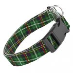 Klasszikus Zöld Kockás - Kutya Nyakörv - april & june