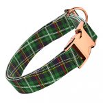 Klasszikus Zöld Kockás - Kutya Nyakörv - april & june