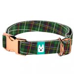 Klasszikus Zöld Kockás - Kutya Nyakörv - april & june