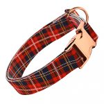 Klasszikus Piros Kockás - Kutya Nyakörv - april & june