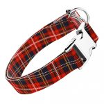 Klasszikus Piros Kockás - Kutya Nyakörv - april & june