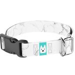 Fehér márvány - Kutya Nyakörv - april & june