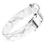 Fehér márvány - Kutya Nyakörv - april & june