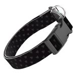 Szivecskés, fekete - Kutya Nyakörv - april & june