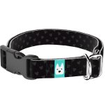 Szivecskés, fekete - Kutya Nyakörv - april & june