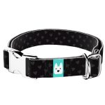 Szivecskés, fekete - Kutya Nyakörv - april & june