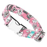 Pumi, rózsaszín - Kutya Nyakörv - april & june