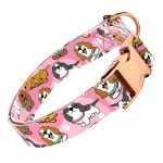 Spániel - Cavalier, rózsaszín - Kutya Nyakörv - april & june