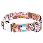 Spániel - Cavalier, rózsaszín - Kutya Nyakörv - april & june