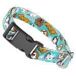 Spániel - Cavalier, kék - Kutya Nyakörv - april & june