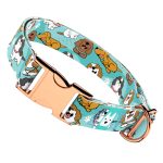 Spániel - Cavalier, kék - Kutya Nyakörv - april & june