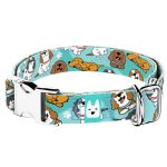 Spániel - Cavalier, kék - Kutya Nyakörv - april & june