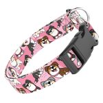 Ausztrál juhász, rózsaszín - Kutya Nyakörv - april & june