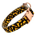 Sárga és fekete - Kutya Nyakörv - april & june