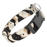 Bézs és fekete - Kutya Nyakörv - april & june