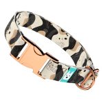 Bézs és fekete - Kutya Nyakörv - april & june