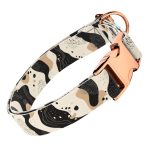 Bézs és fekete - Kutya Nyakörv - april & june