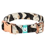 Bézs és fekete - Kutya Nyakörv - april & june